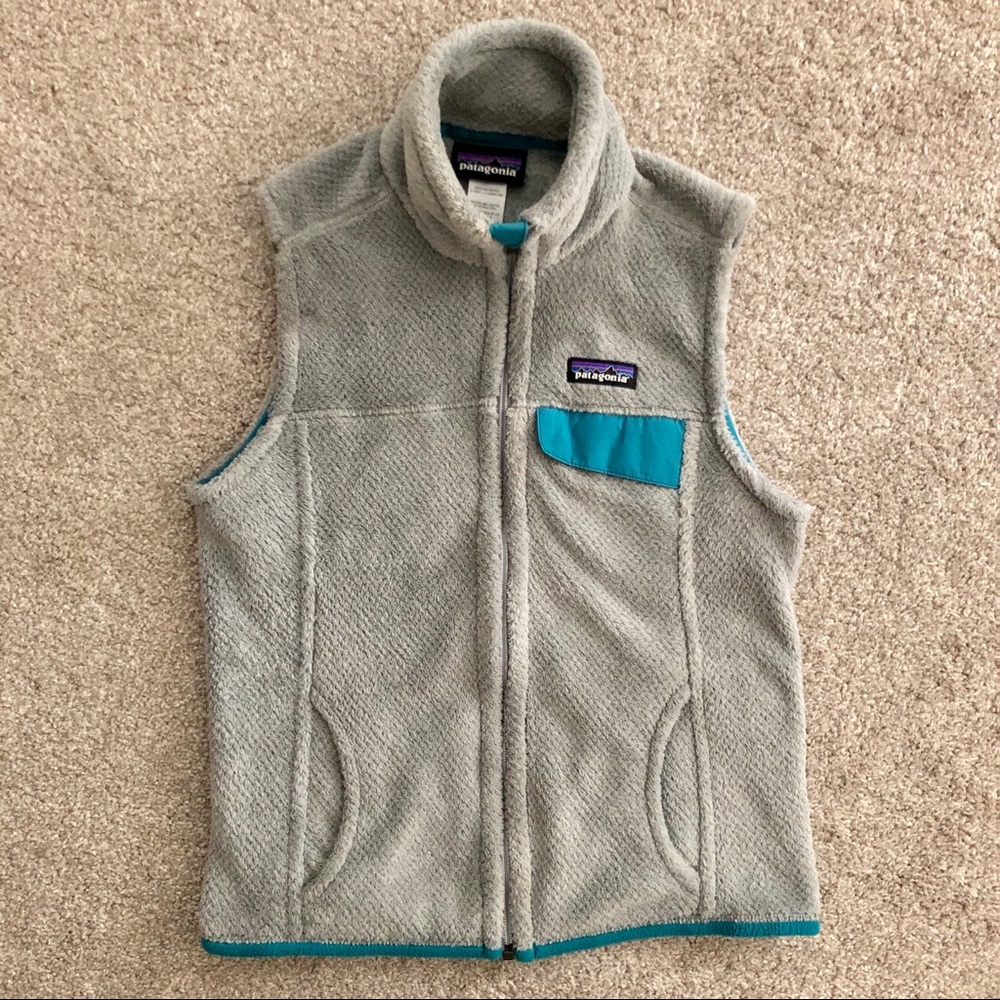 Patagonia Re-tool Fleece Vest Gray Size Small